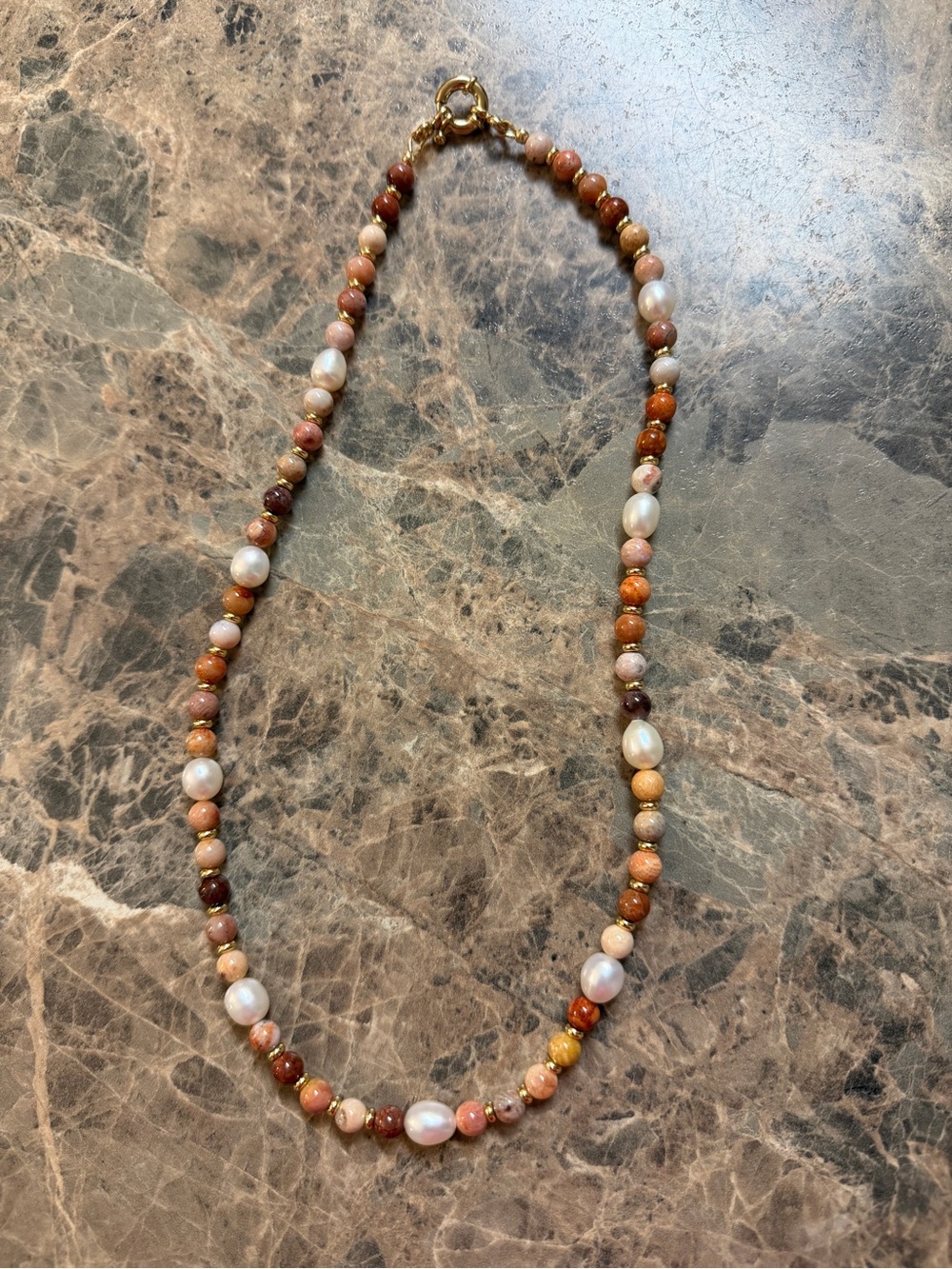 Gemstone and pearl necklace *not Anthropologie